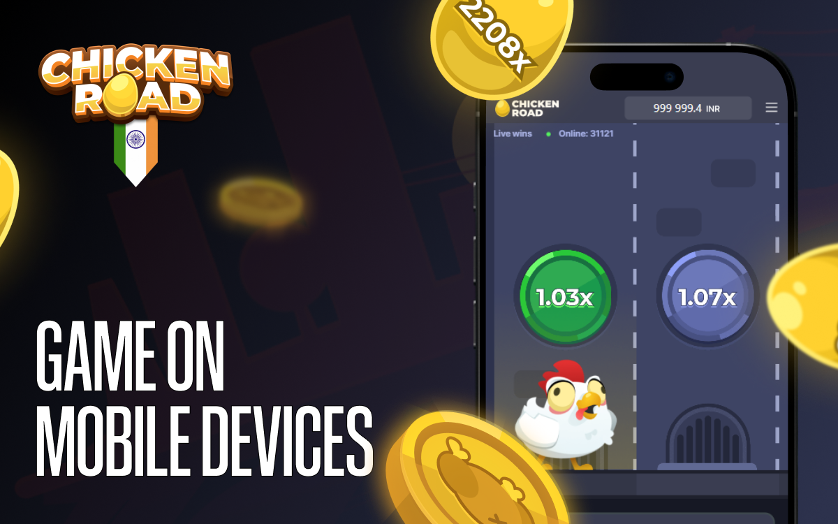 Playing Chicken Road game on mobile devices